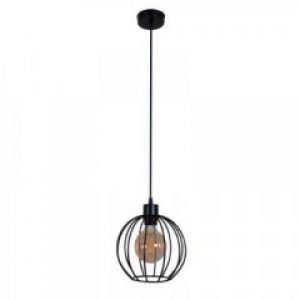 Подвесной светильник Карамболь маленький черного цвета в стиле Лофт