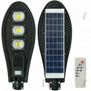 Уличный фонарь светодиодный на столб солнечный с датчиком движения с пультом LED UKC COB 330Вт