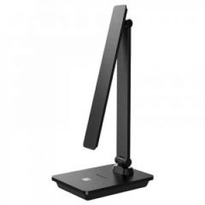 Аккумуляторная настольная лампа Panasonic 6 ват с литиевой батареей 15 часов свечения Черная