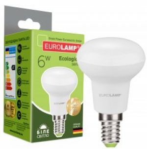 Светодиодная лампа EUROLAMP R50 6W E14 4000K (LED-R50-06144(P))