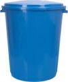Ведро с крышкой Violet House Баттал 50 л 50х43х43 см Dark Blue (0133 Баттал DARK BLUE с/кр.50 л)
