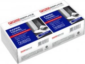 Упаковка бумажных полотенец PRO service Comfort V-сложения 1-слойные 250 шт 20 упаковок (33700143)