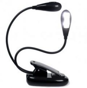 Лампа-светильник для чтения с клипсой 4 LED черный 11-01