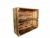 Ящик деревянный обожженный для хранения с длинной полкой ECO WoodBox (ДхШхВ:50*40*16)