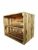 Ящик деревянный обожженный для хранения с длинной полкой ECO WoodBox (ДхШхВ:50*40*32см)
