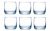 Набор низких стаканов низких Luminarc OC3 French Brasserie 6 шт х 310 мл (H9370/1)