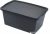 Ящик для хранения пластиковый Heidrun Intrigobox с крышкой 43х32 h22 см 20 л Черный (4511_черный)