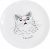 Тарелка обеденная Orner «Удивленный кот» круглая 25 см (orner-0160)