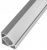 Профиль алюминиевый для светодиодной ленты Brille BY-045 2м (33-511)