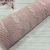 Плед вязанный утепленный косичка розовый Lukoshkino (8091LUK)