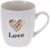 Чашка Excellent Houseware 200 мл (Q75900220_love_gold_heart)