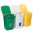 Набор мусорных баков для сортировки мусора Алеана ECO 3