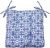 Подушка Прованс Узор на синем для стула 40х40 см (4823093411593)