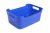 Корзина пластиковая Heidrun Baskets с ручками, 24*17*10см Синяя (HDR-10821)