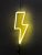 Неоновый светильник Neon Lightning «Молния» Yellow