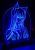 3D світильник-нічник Zayaka Очень приятно Бог Tomoe аніме Синій 621