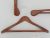 Вешалка для одежды Hanger LS 45 см деревянная широкая коричневая