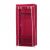 Портативный тканевый шкаф для хранения одежды органайзер складной на 1 секцию с 3 полками 165х45х70см Красный