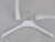 Вешалка для одежды Hanger MT45 45 см деревянная белая с расширенными плечами