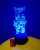 3d-светильник Кетбой (герои в масках), 3д-ночник, несколько подсветок (на батарейке)