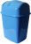 Ведро для мусора ММ-Пласт 14 л Голубое (BIN14-blue)