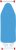 Чехол для гладильной доски Omak Plastik 130х48х0.5 см (40317) Голубой (8694816060130)