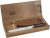 Нож для мяса в кожаном чехле Tramontina Barbecue Polywood 203 мм (29899/550)