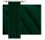 Штора Vipro Group Decora 140 х 250 см на тесьме (T261133) тёмно-зеленый