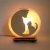 Соляная лампа EcoDecorLamp круглый маленький Коты