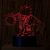 Акриловый светильник-ночник Какаши Хатаке красный tty-n000267