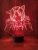 3D светильник-ночник «Аниме 2» CreativeLamps Увеличенная пластина (c пультом ДУ) (1244)