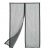 Антимоскитная сетка 0,72 х 2,2 м для балконных дверей на магнитах MVM MN-720 T, цвет серый титан