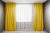 Комплект штор Декорин Микровелюр 150×255 см Желтых 2 шт (ROZ6400055684)