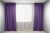 Комплект штор Декорин Микровелюр 150×265 см Фиолетовых 2 шт (ROZ6400055826)