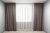 Комплект штор Декорин Микровелюр 150×265 см Серо-коричневых 2 шт (ROZ6400055882)