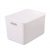 Ящик для хранения с крышкой белый ХXL