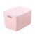 Ящик для хранения с крышкой светло-розовый ХXL