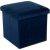 Ящик-пуф складной для хранения (38*38*38) Синий