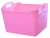 Контейнер для хранения Ящик с ручками 22,5х17,5х15,5см Hoz MMS-R84562 Розовый (IR00524)