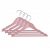 Набор вешалок для подростковой одежды Мій Дім 33.5 х 1.2 см, 4 шт розовые