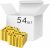 Упаковка салфеток столовых ZooZoo однослойных желтых 24×23 см 54 пачки по 100 шт (4823019007749)