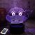 3D светильник с пультом и аккумулятором 3D Lamp Черепашка ниндзя (LP-2457)