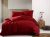 Евро постельный комплект МІ0031 Еней-Плюс, цвет: красный