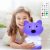 Детский силиконовый ночник «Енот» 3DTOYSLAMP с пультом ДУ, 9 цветов, таймер