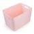 Ящик для хранения MVM FH-14 LIGHT PINK XXL пластиковый, светло-розовый
