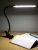 Светодиодная настольная лампа USB 24 LED на прищепке XSD 206 Черная
