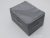 Коробка для хранения Welcysun темно серого цвета на молнии 352620