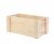Деревянный ящик «Натуральный» с врезными ручками HomeDeco 21x33x50 Нормандия