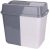 Контейнер для мусора Violet House 0016 Gray-White (0016 GRAY-WHITE кач/кр 20+20 л)