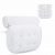 Подушка для ванной под голову белая ортопедическая с присосками для поддержка шеи и спины 36 см x 33 см x 8 см для ванны